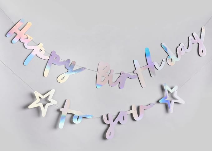 ‘Happy Birthday To You’ – Iridescent