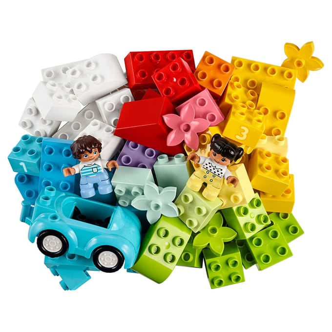 LEGO 10913 DUPLO Classic Opbergdoos, Motorische Ontwikkeling Baby, Educatief Speelgoed voor Peuters van 1,5 Jaar