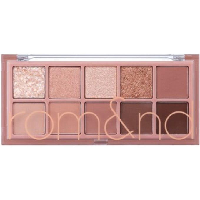 rom&nd BETTER THAN PALETTE 00-09/11-13, Geïnspireerd door de Natuur, Alle Passende Kleuren, Geschikt voor Beginners, Multi-Gebruik, K-Beauty, Koreaanse Make-up 03 ROSEBUD GARDEN brown