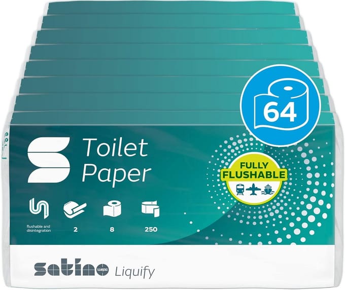 Zelfoplossend Toiletpapier voor Camping en Camper - 2-laags Voordeelverpakking