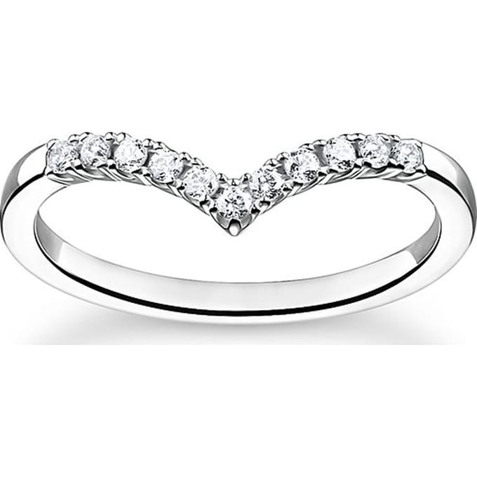 Thomas Sabo - TR2394-051-14-54 - Ring - Dames - 925er Zilver - ringmaat 54