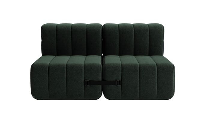 Ambivalenz Curt - Set van 4 - bv. Flexibele 2-zitter - Dama 0061 (donkergroen)