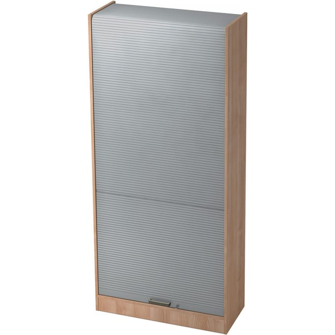 SIGNA R90 SG - Walnoot/Zilver Greeplijst kunststof