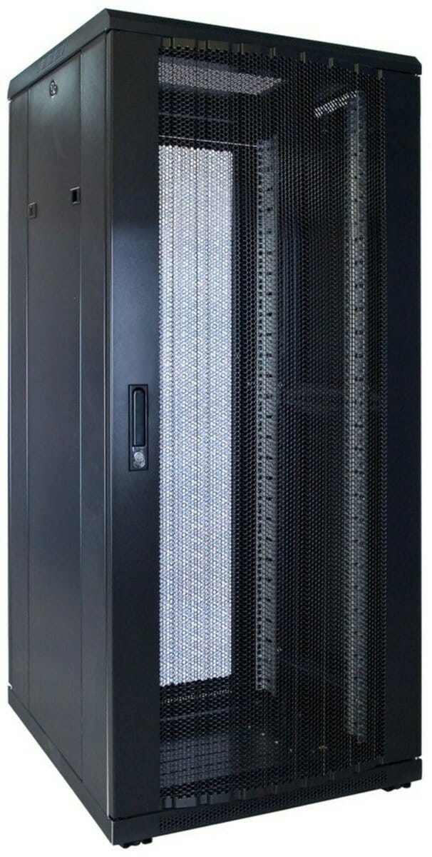 DSIT 27U serverkast met geperforeerde deur 600x600x1400mm (BxDxH) - serverbehuizing - serverrack - 19 inch
