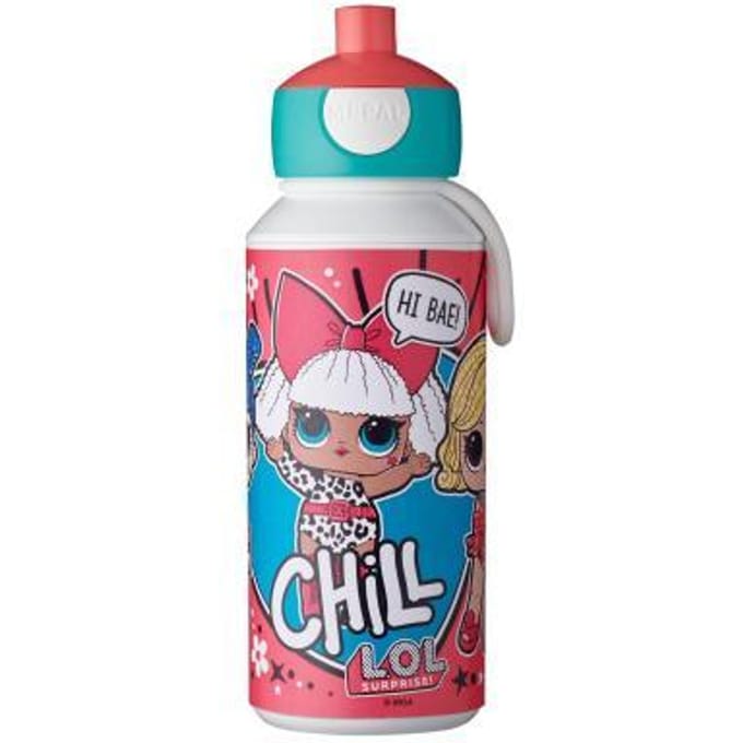 Mepal Pop-up drinkfles Campus - 400 ml - Sluit goed af - Drinkbeker voor kinderen - L.O.L. surprise