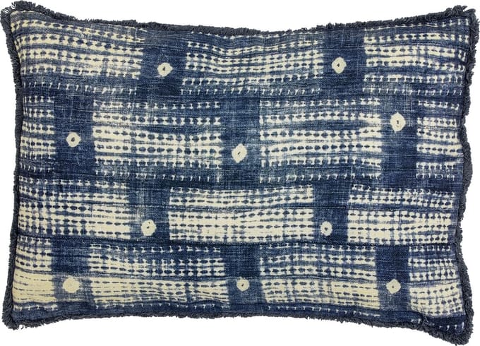 Creative Collection - Fillippa Cushion - Blue - Cotton