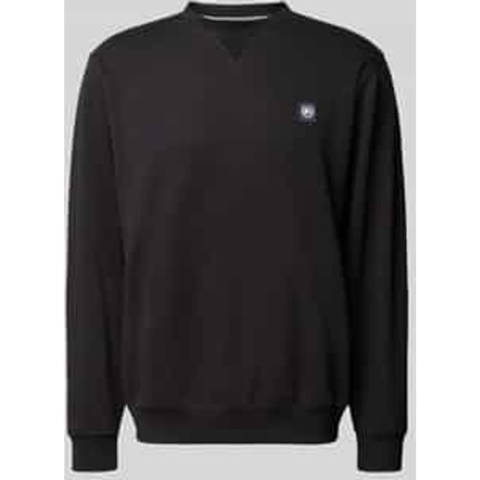 Sweatshirt met labelpatch