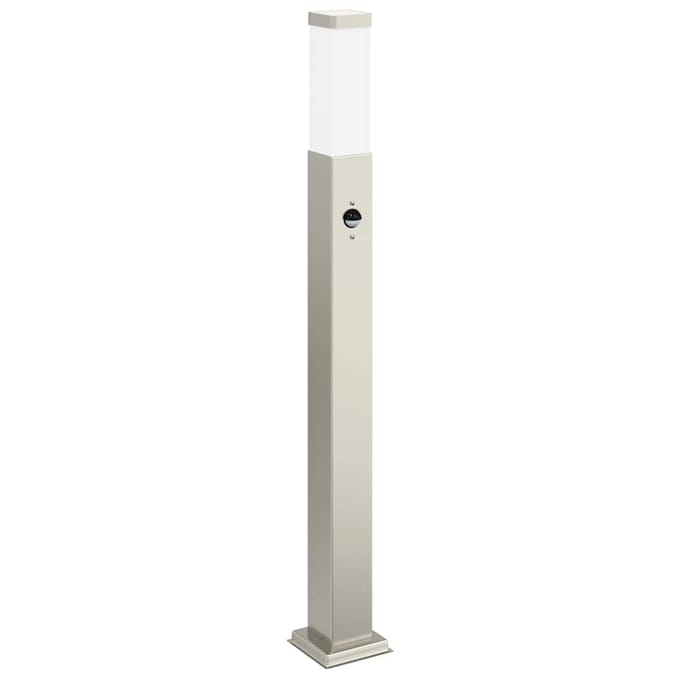 vidaXL Bolderverlichting met sensor 80 cm RVS IP44