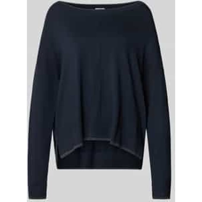 relaxed fit pullover van viscosemix model 'MAGLIA CHIUSA'