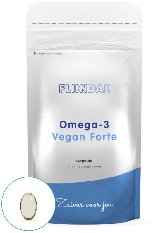 Flinndal Omega 3 Capsules - Plantaardig - Omega-3 uit Algen - 30 Capsules