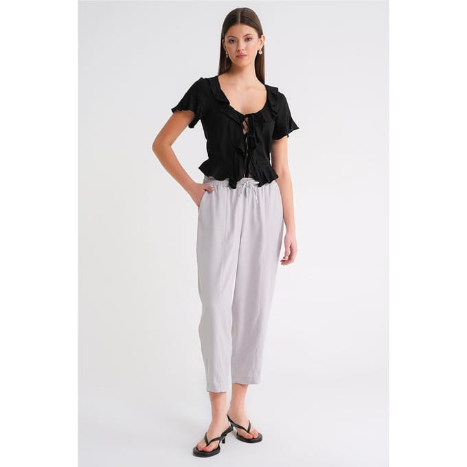 Salwar Fit Tailleband Broek