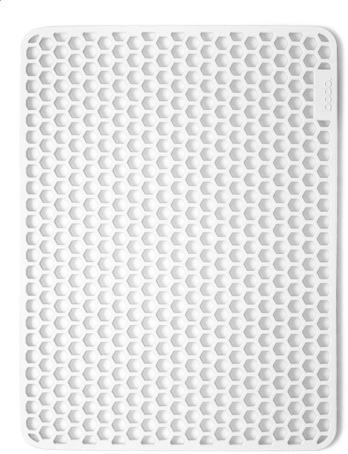 Bodo® Gootsteenmat - Rechthoekig - Onderzetter - Wit - 30 x 40 cm