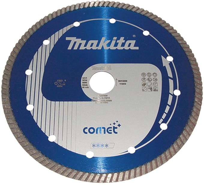 Makita B-13013 COMET Diamanten doorslijpschijf Diameter 180 mm Boordiameter 22.23 mm Glas 1 stuk(s)