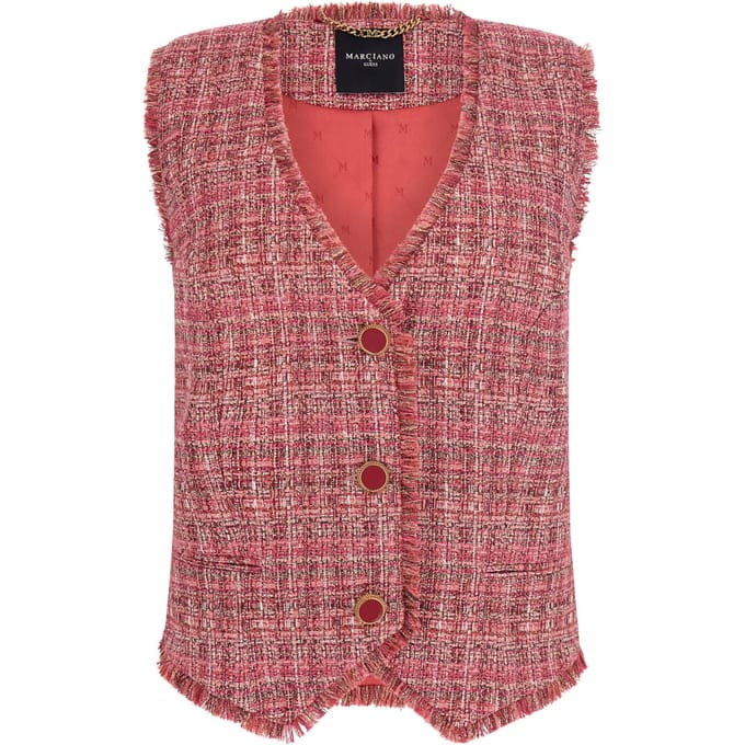 GUESS Claudia Vest Flowering Peony Twee Größe: 46 | Gilets Outlet | Damen