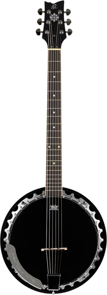 Ortega OBJ350/6-SBK Satin Black - Banjo