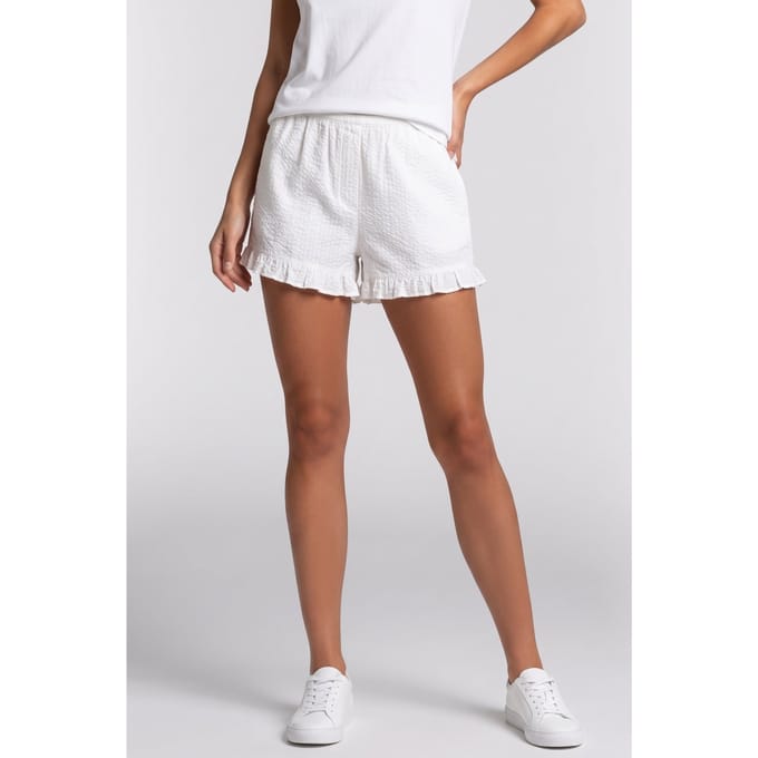 ARKET Erma Frill Shorts White Taglia: 36 | Pantaloncini Outlet | Donna | Bianco
