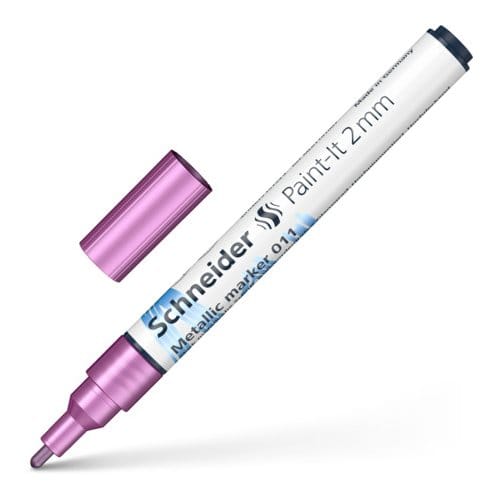 Schneider metallic marker - Paint-It 011 - lijnbreedte 2mm - paars metallic - S-ML01101143
