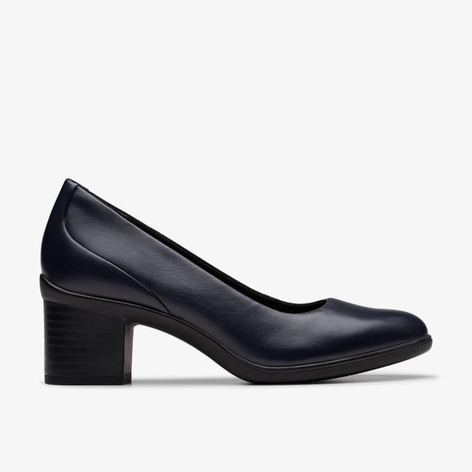 Shaya Poppy Navy Leather Schoenen