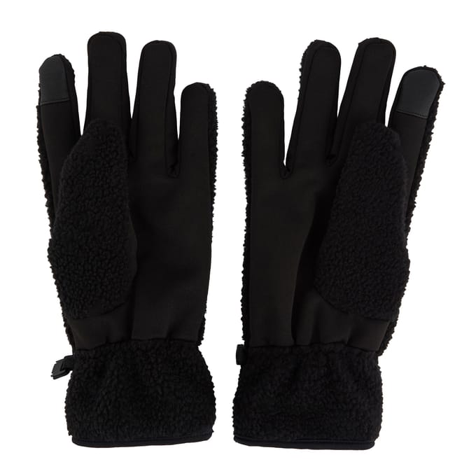 Regatta Unisex Volwassen Tech Touchscreen Borg Logo Winterhandschoenen (Zwart)