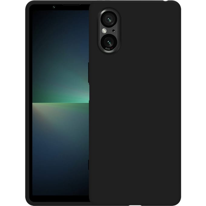 Just in Case Xperia 5 V Siliconen (TPU) Hoesje Zwart