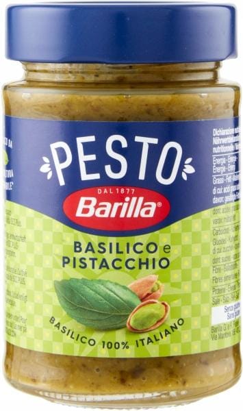 Barilla Italiaanse Basilicumpesto met Pistachenoten 190g