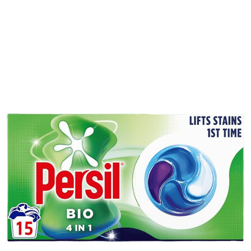 Persil Bio 4-in-1 Laundry Detergent Capsules - 15 Pcs