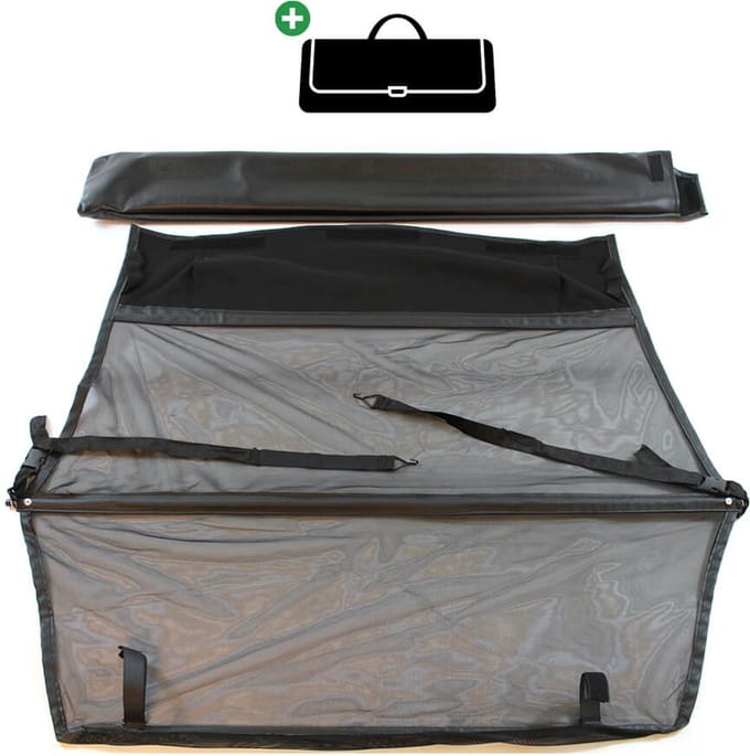 Windscherm VW Golf 1/3 | 1978-1998 | incl. luxe opbergtas | Zwart