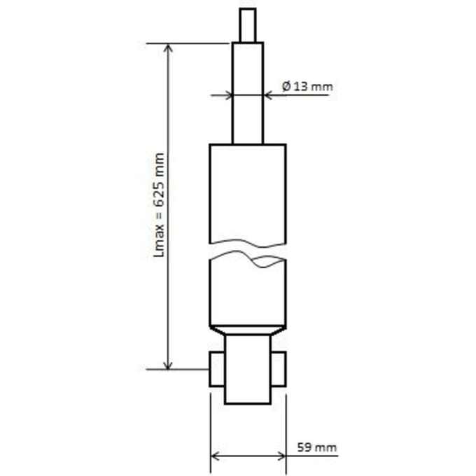 Schokdemper Excel-G KYB 3448024
