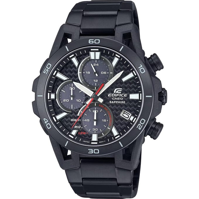 Casio Edifice Heren Zwarte Horloge EFS-S640DC-1AVUEF