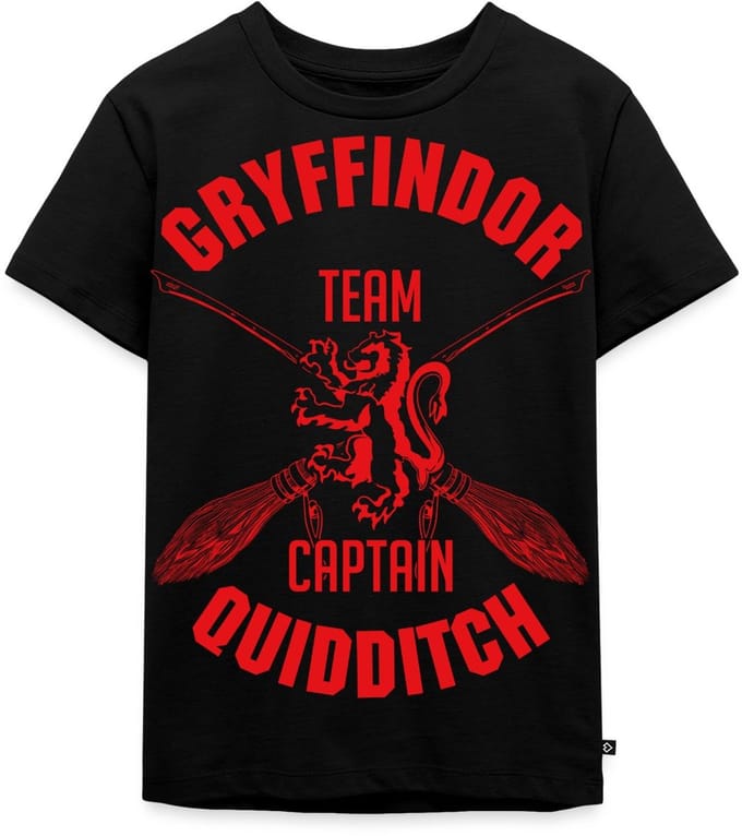 Harry Potter Gryffindor Quidditch Premium T Shirt Kinderen