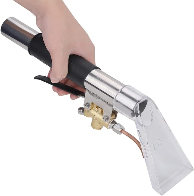 Extractor Wand - Reiniger Tool - Bekleding Reinigen - Onbreekbare Kop - 40 cm Lengte - Zilver