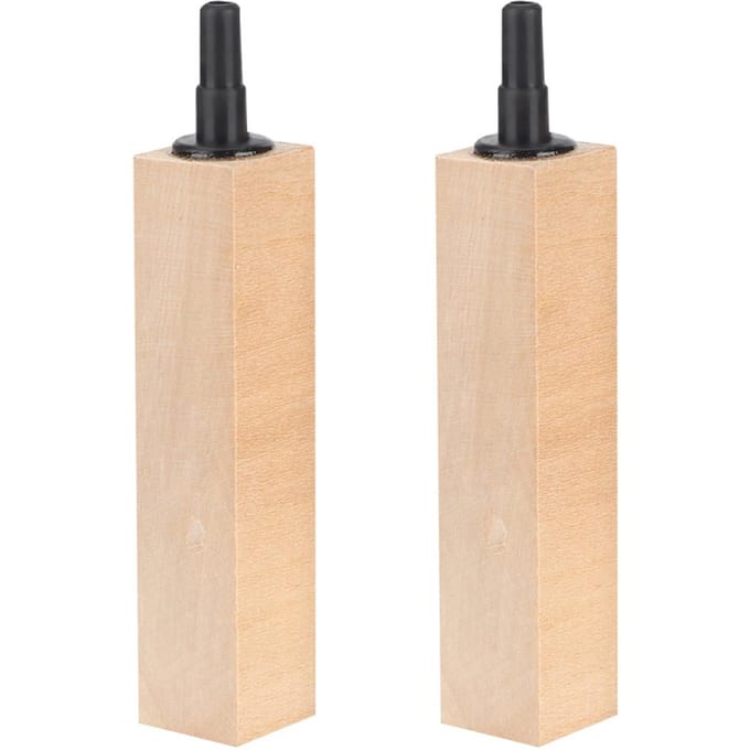 2 Pièces/Ensemble Diffuseur Pierre à Air en Bois Naturel pour Aquarium(L) L beige