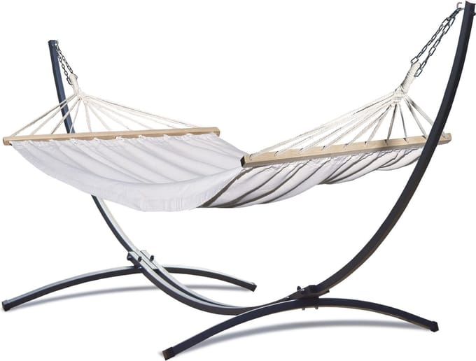 Hangmat met Standaard 1 Persoons – Extra Stabiel Frame tot 200 kg | Compact, Stevig & Duurzaam