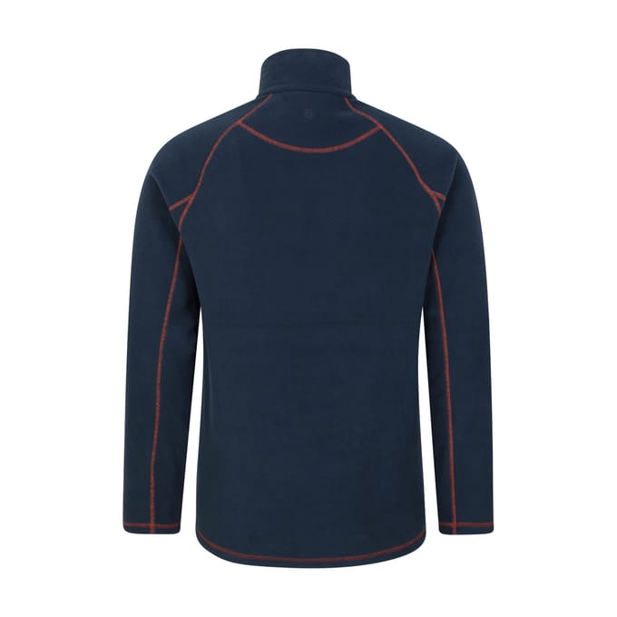 Mountain Warehouse Heren Ashbourne II Half Zip Fleece Top (Marine)
