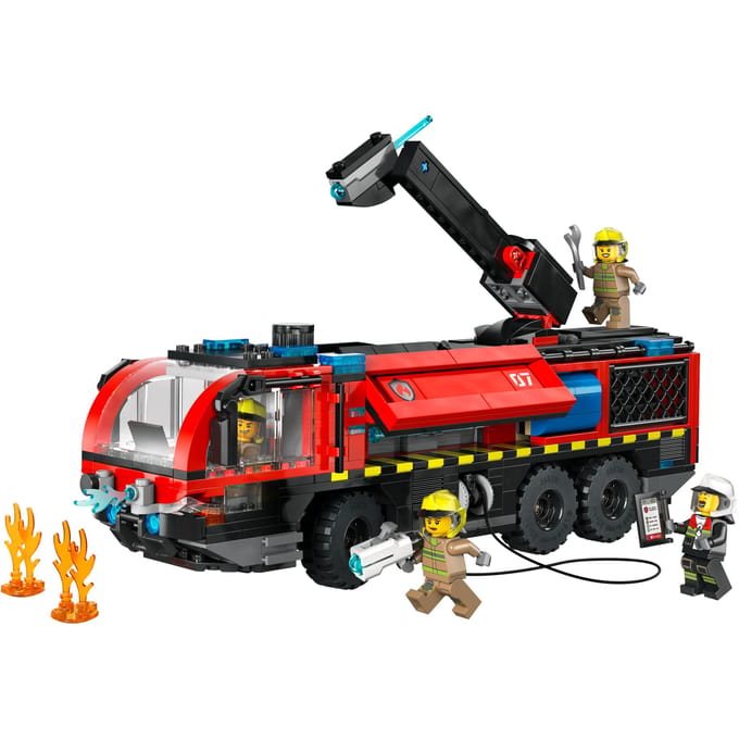 LEGO City Luchthaven brandweertruck 60499 Speelgoed Bouwset voor Brandweer Avonturen op de Luchthaven