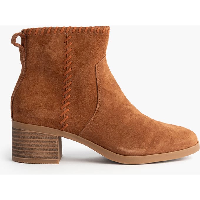 Toms Delilah Dames Enkellaarsjes Bruin