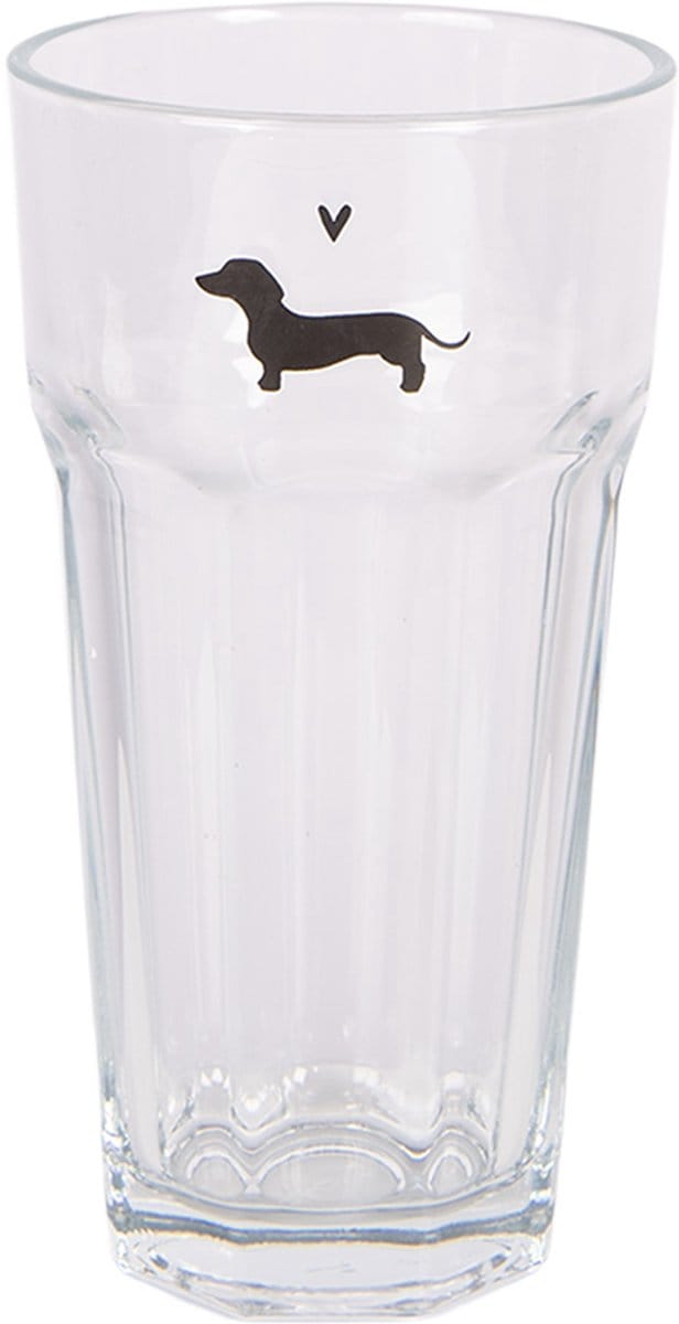 Clayre & Eef Waterglas 320 ml Transparant Glas