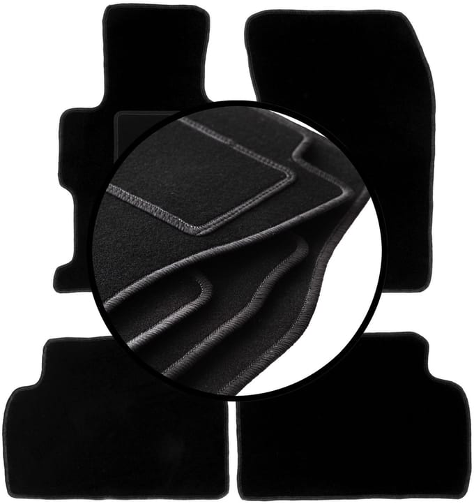 Complete set veloursmatten voor: Honda Civic IX sedan (2011-2016)