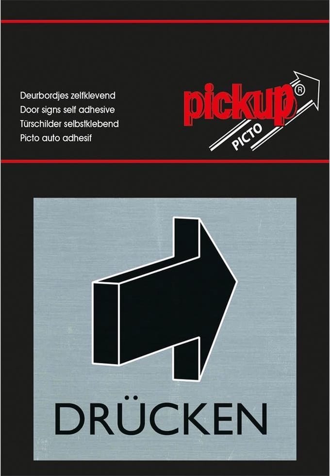 Pickup Route Alulook picto 80x80 mm DRÜCKEN