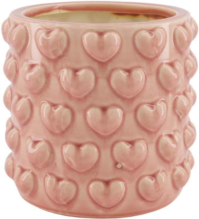 Planter hartjes keramiek