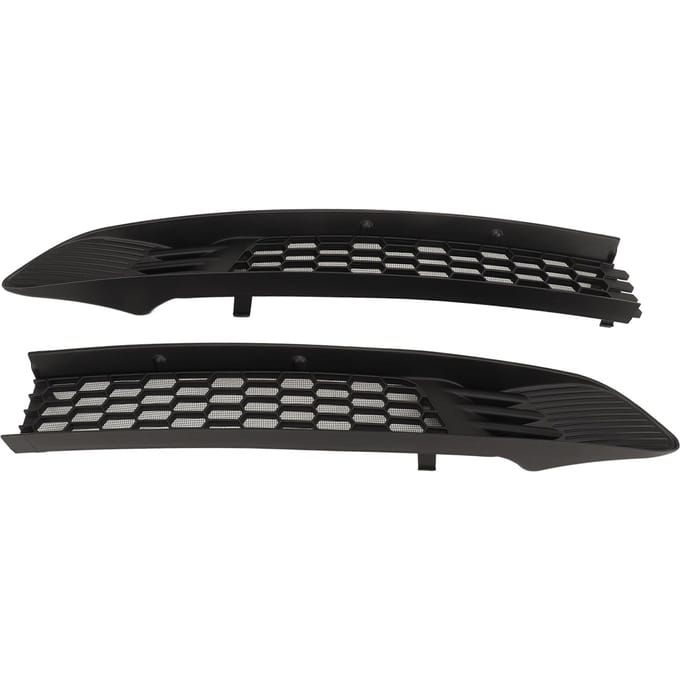 Auto Voorbumper Grill Split Type Mat Zwart Luchtinlaat Grille Cover Vervanging voor Tesla Model 3 black