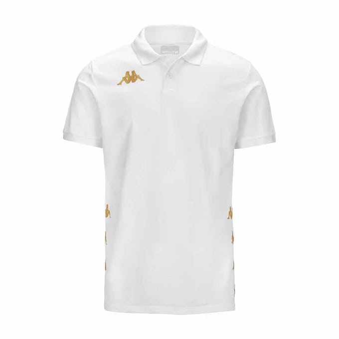 Kappa Gastio Korte Mouw Poloshirt Wit M Man