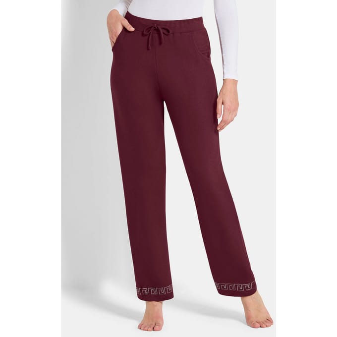 Vrijetijdsbroek - bordeaux - Gr. 46 van Goldner Fashion