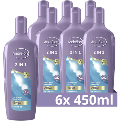 Andrélon Andrelon 2-in-1 shampoo XL (voordeelverpakking) - 6 x 450 ml