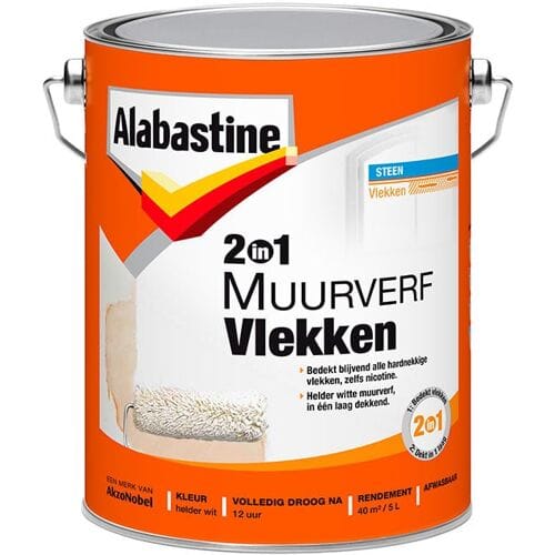 Alabastine Xtra Voorstrijk Primer - Muur En Plafond - Wit - 1l