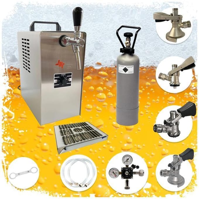 Complete Set Biertap JET 30 1-kraans Droogkoeler 35 l/uur Thuistap Bierkoeler