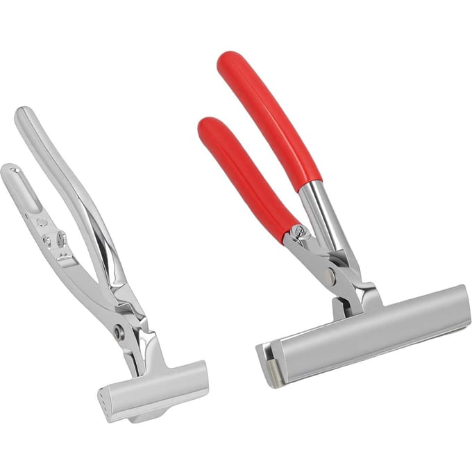 Grote canvasklemmen en kleine olieverfklemmen Canvas spanner gereedschap voor het ophangen van kunstwerken red