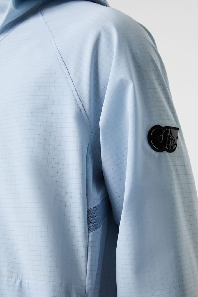 AlphaTauri Otent V1.y9.01 Jacket Fog Blue Größe: M | Leichte Jacken Outlet | Herren | Blau