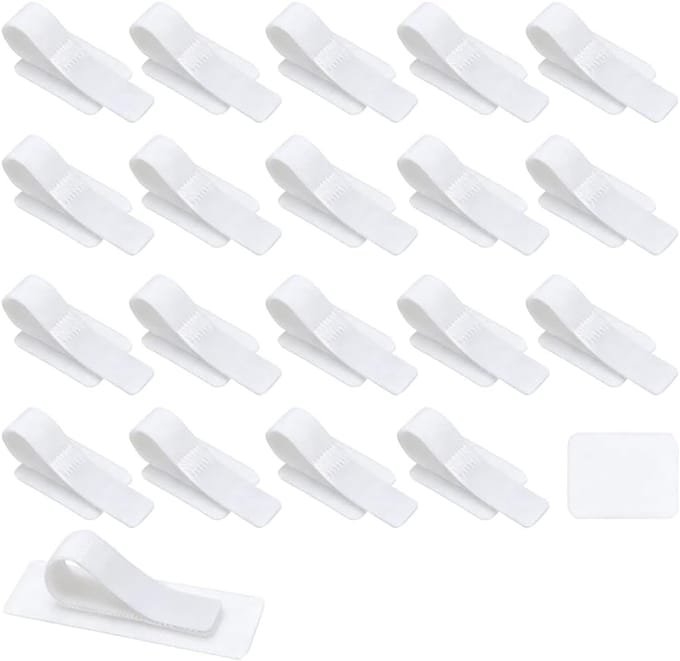 Kabel Organizer Set - Kabelclips Houder - Bureau Opruimen - Zelfklevend Systeem - 41 Stuks - Wit