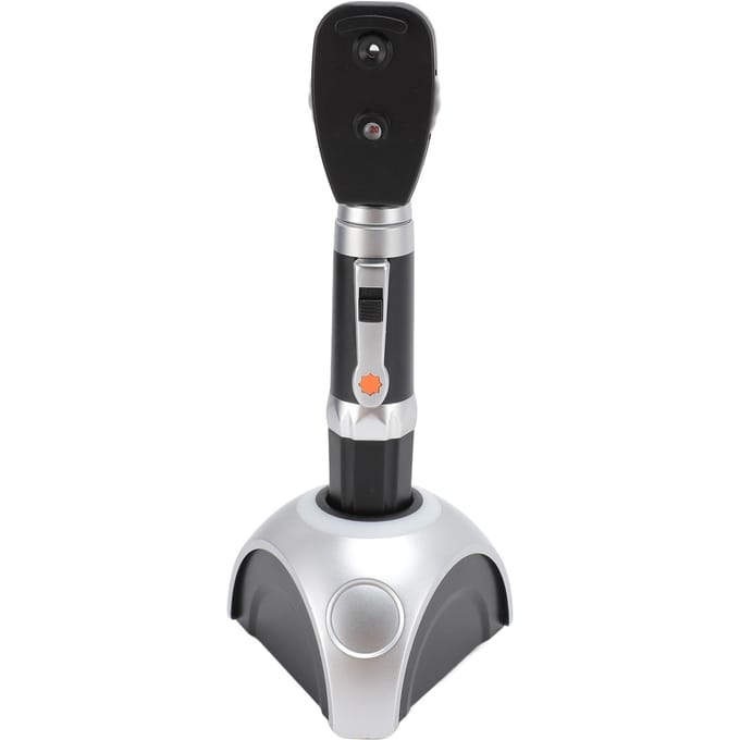 Oftalmoscoop 19 Dioptrieën Heldere Verlichting Vergrootglas Oog Diagnose Instrument met Laadstation voor